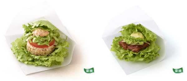 モスバーガーがレタス攻め？野菜たっぷりモスの菜摘バーガーが人気！